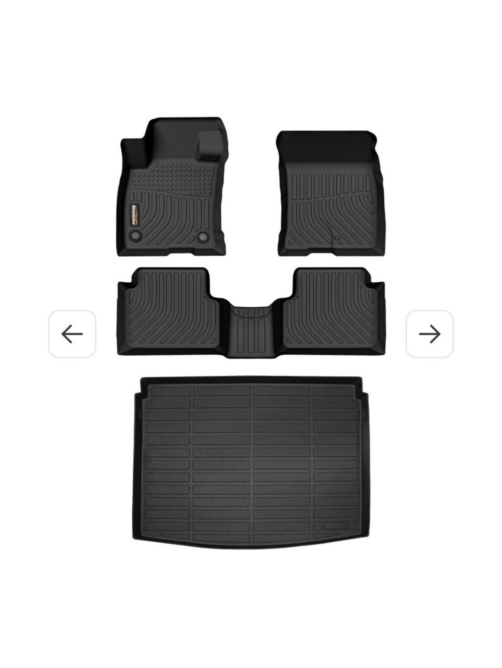Binmotor-Floor Mats & Cargo Liner for Ford Bronco Sport 2021-2025, All Weather